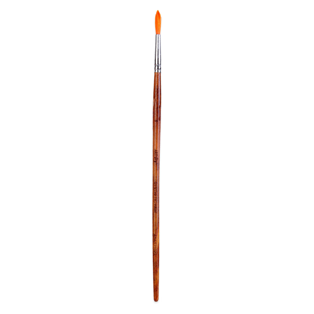 Rosewood Round Brush Synthetic Hair Handle Length 200mm Size 8 1 pc