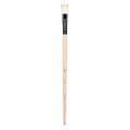 Synthetic Hog Hair Oil Flat Brush Handle Length 200mm Size 7 1 pc