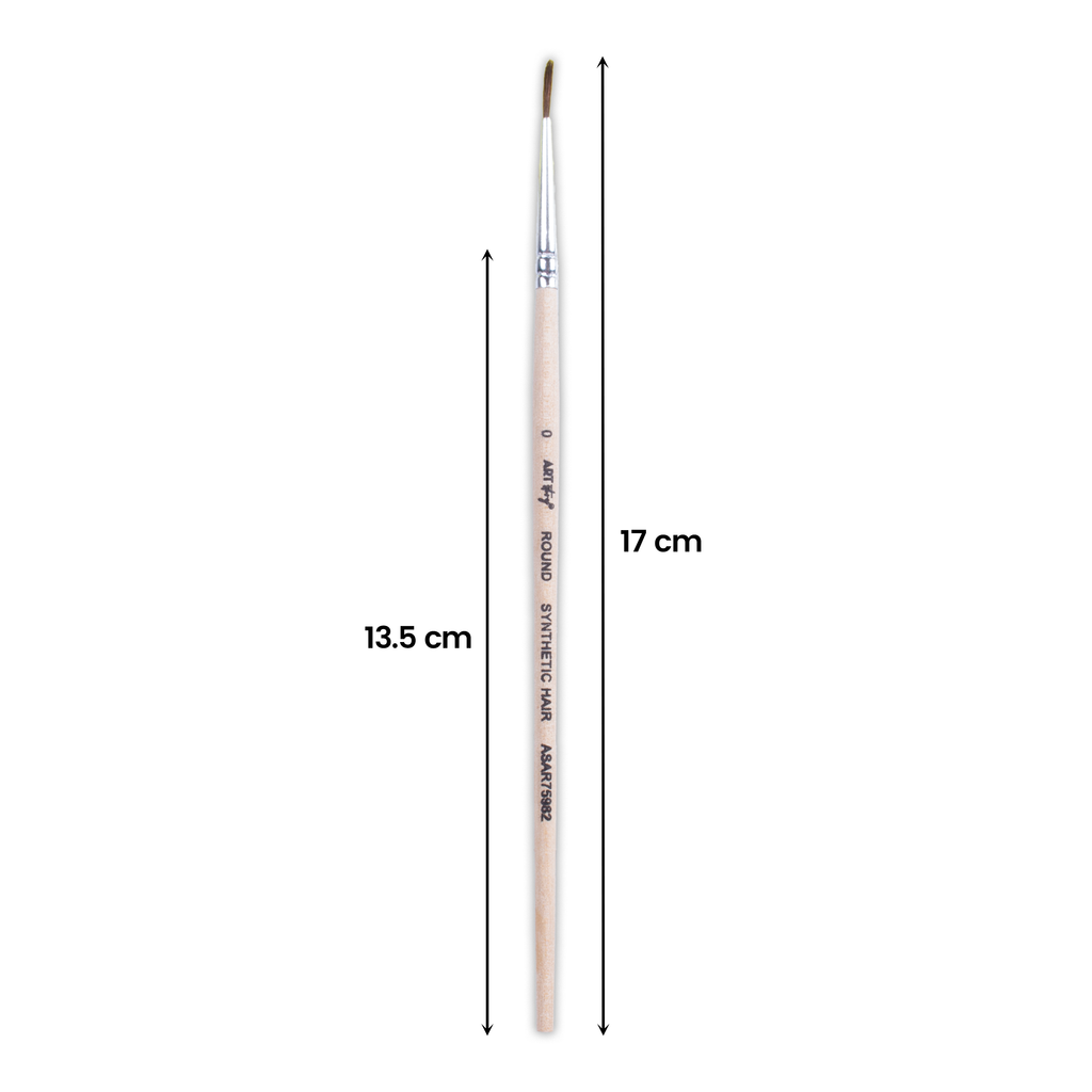 Watercolour Round Brush Synthetic (0) 165mm 1 pc