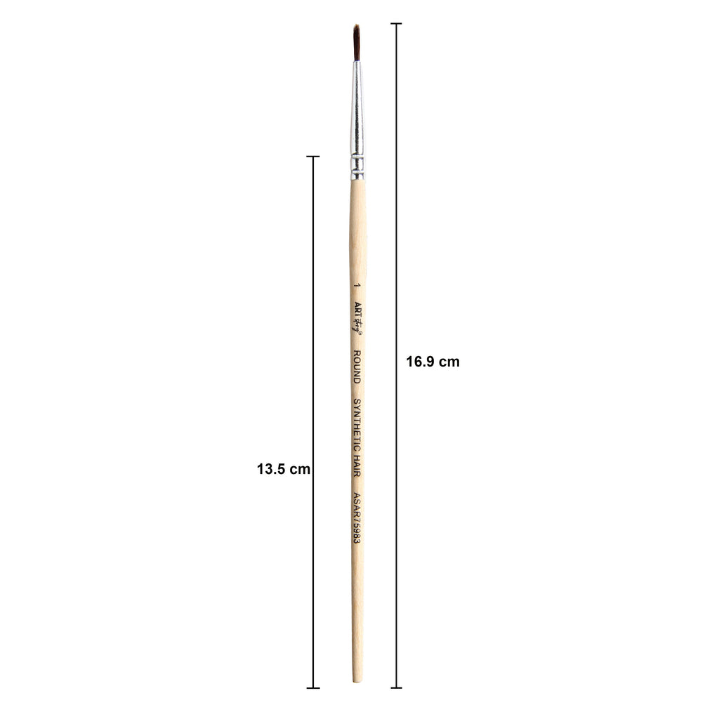 Watercolour Round Brush Synthetic (1) 165mm