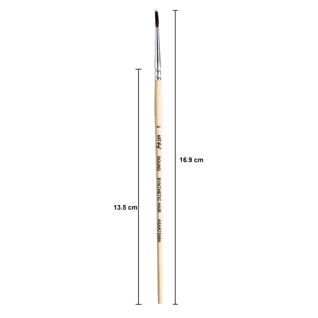Watercolour Round Brush Synthetic (2) 165mm