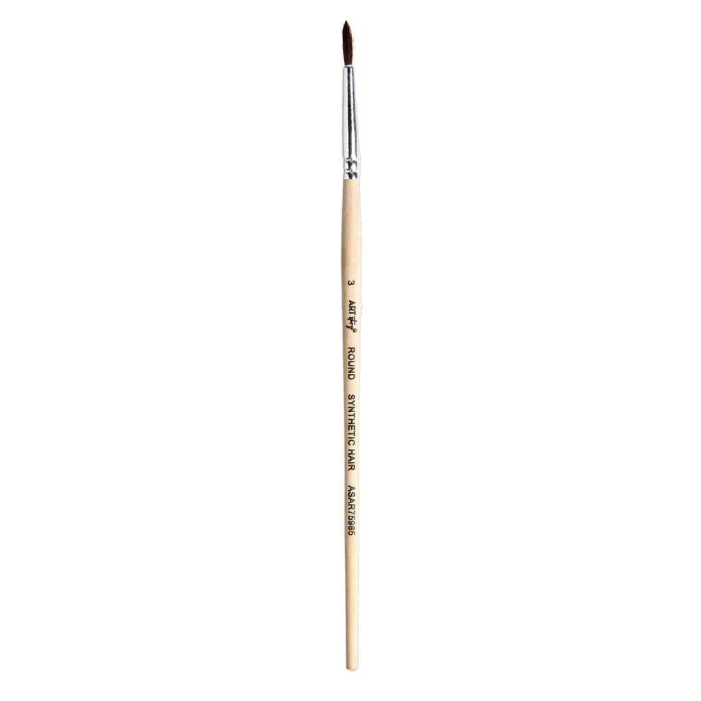 Watercolour Round Brush Synthetic (3) 165mm