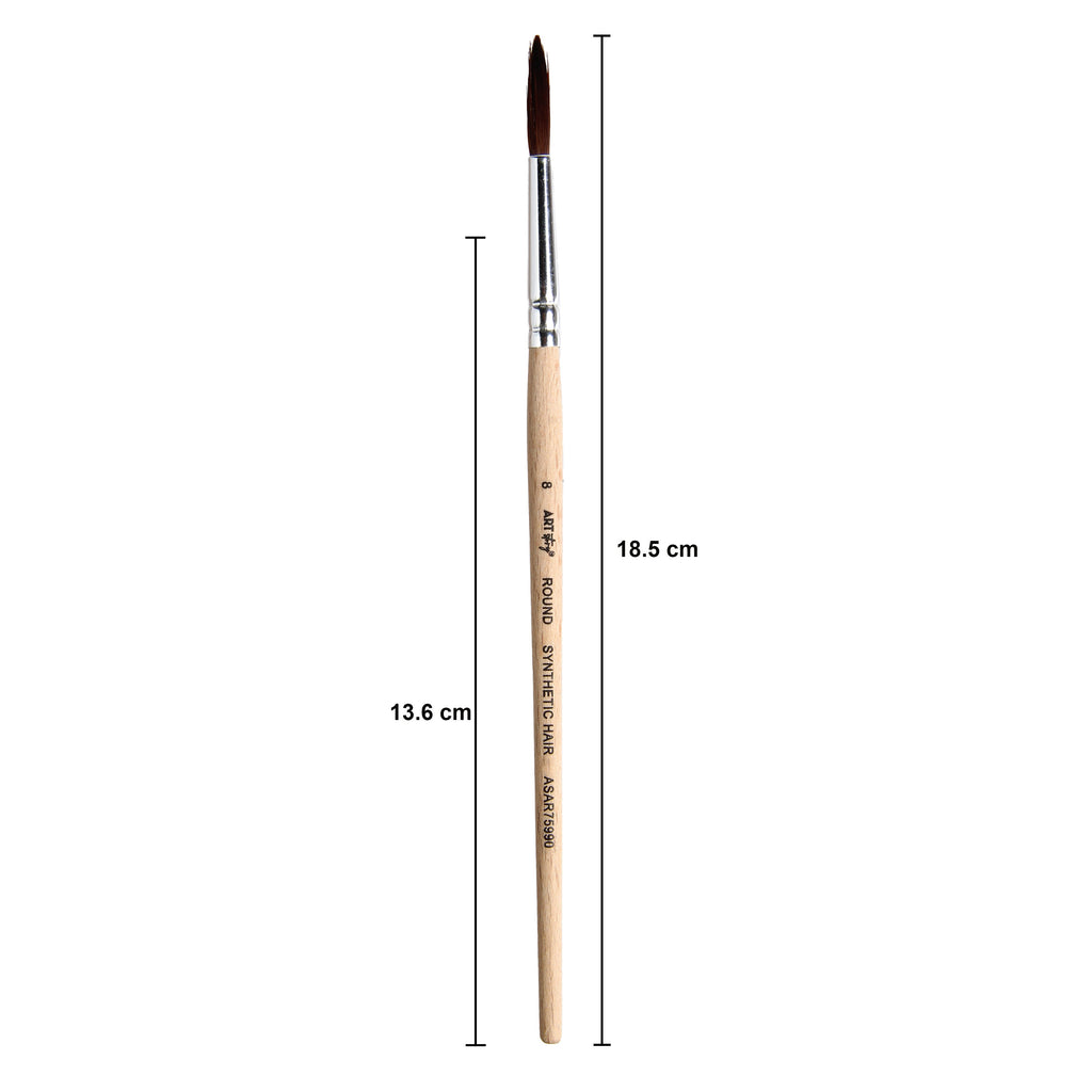 Watercolour Round Brush Synthetic (8) 165mm