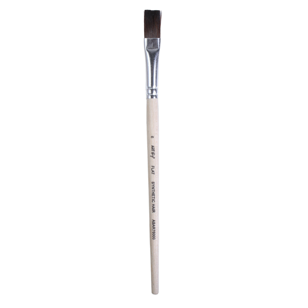 Watercolour Flat Brush Synthetic (6) 165mm