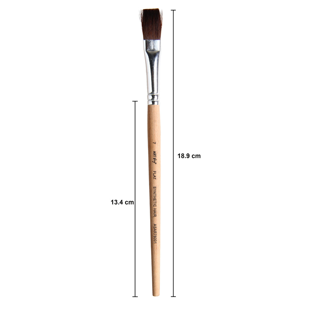 Watercolour Flat Brush Synthetic (7) 165mm