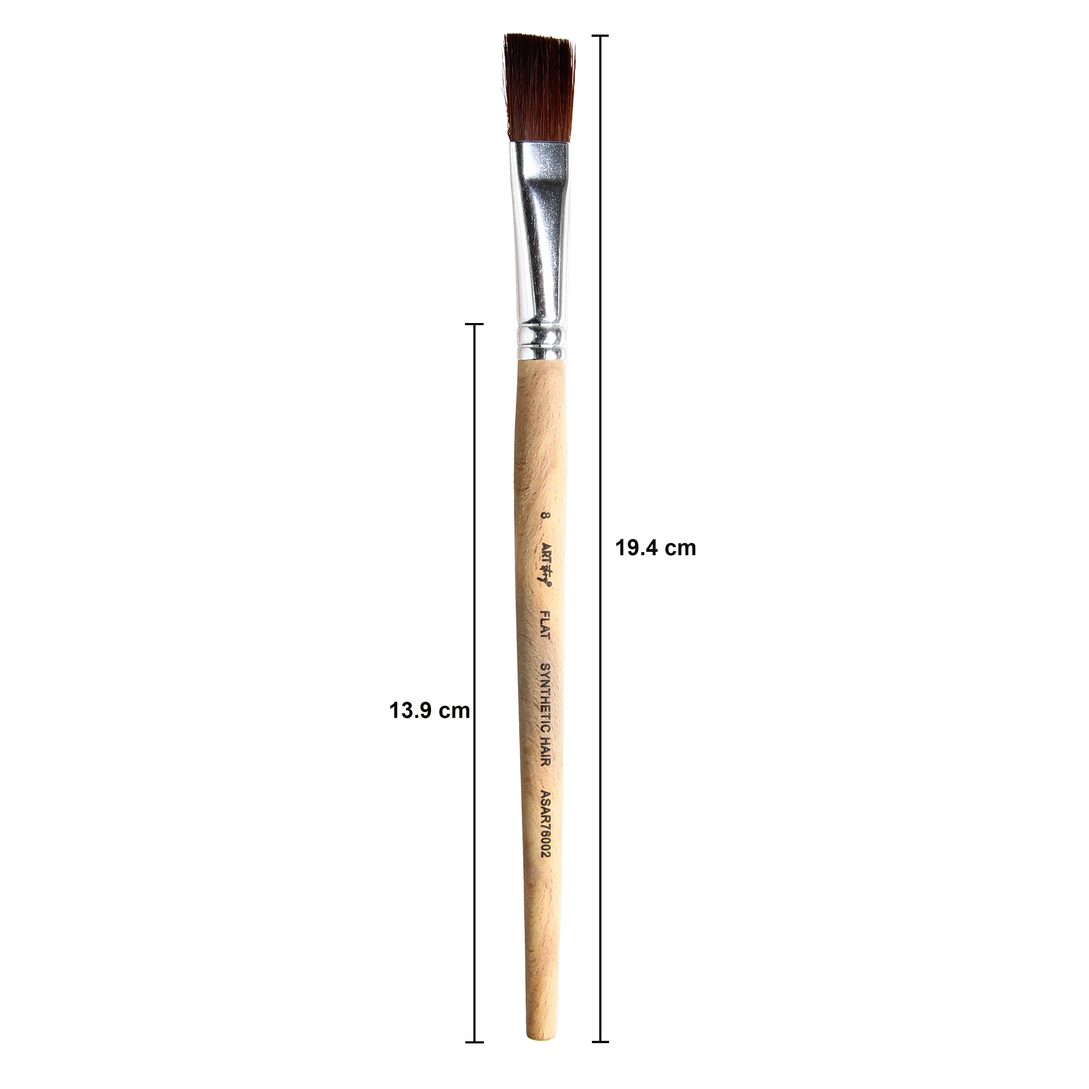 Watercolour Flat Brush Synthetic (8) 165mm