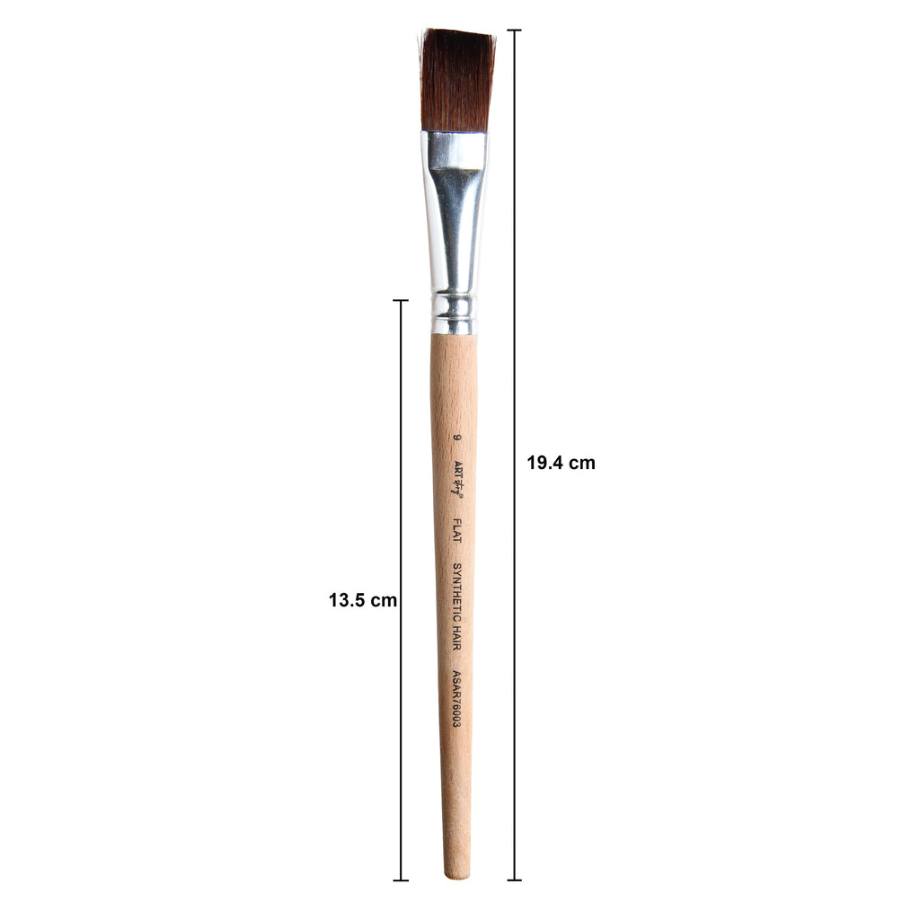 Watercolour Flat Brush Synthetic (9) 165mm