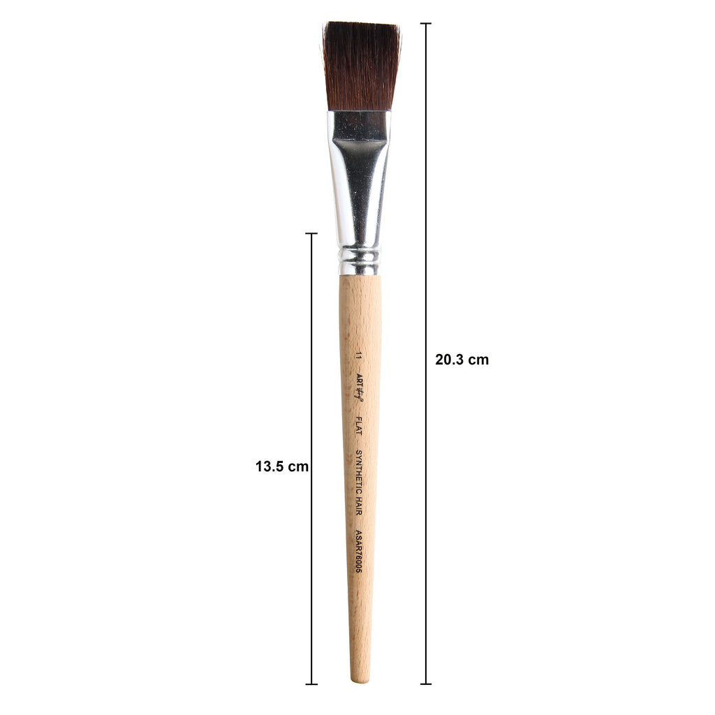 Watercolour Flat Brush Synthetic (11) 165mm