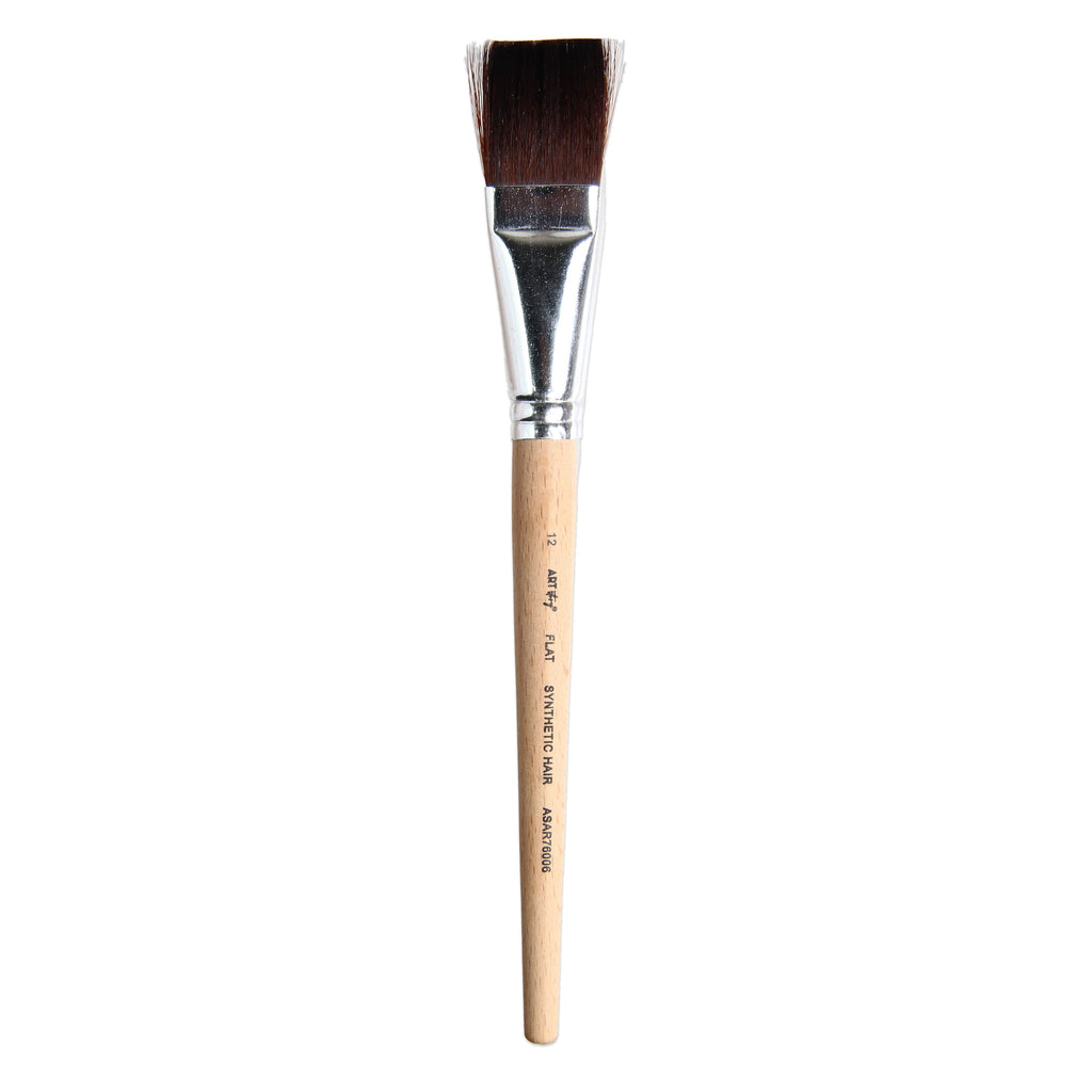 Watercolour Flat Brush Synthetic (12) 165mm