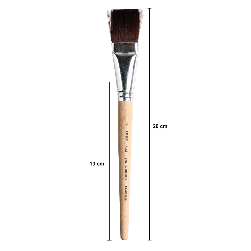 Watercolour Flat Brush Synthetic (12) 165mm