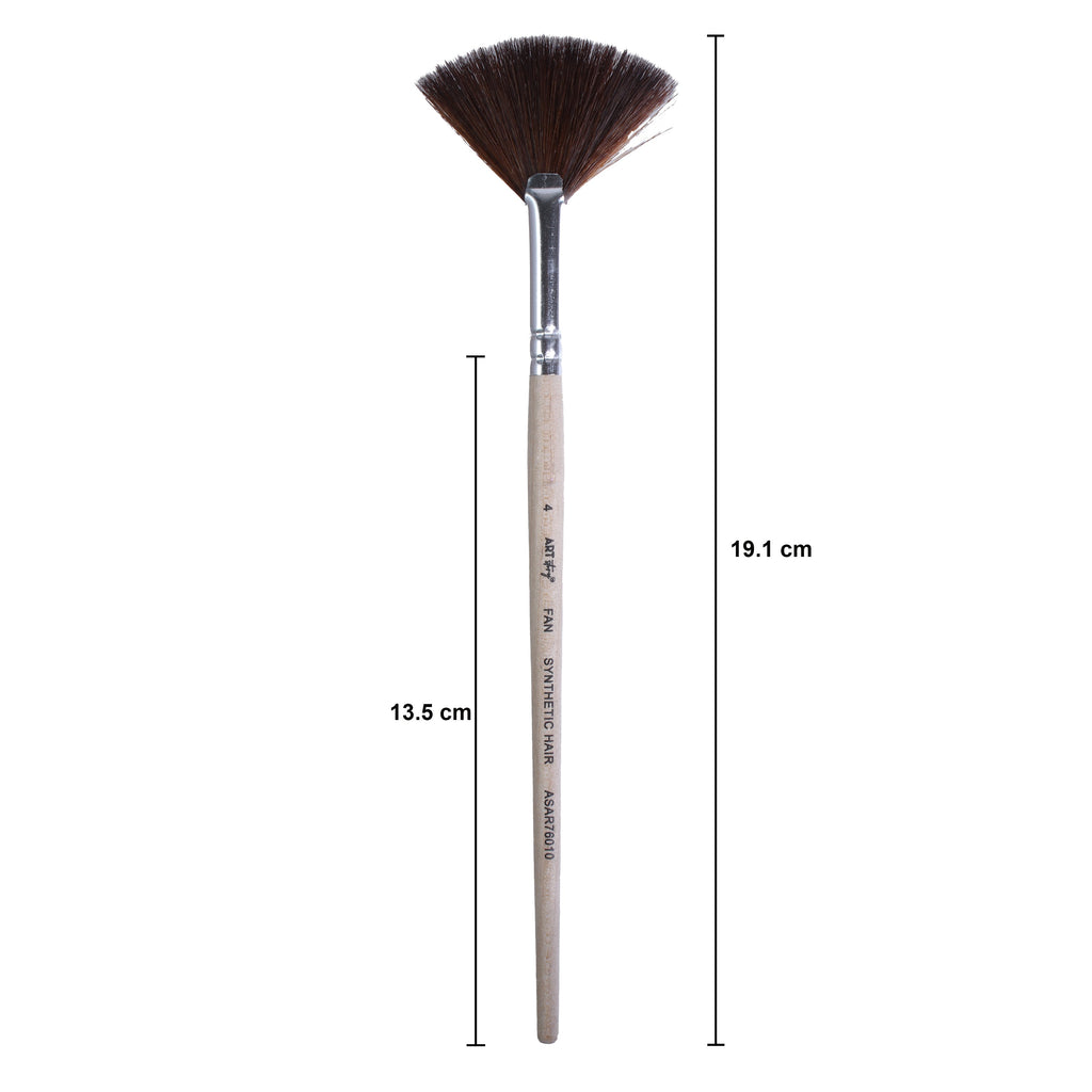 Watercolour Fan Brush Synthetic (4) 165mm