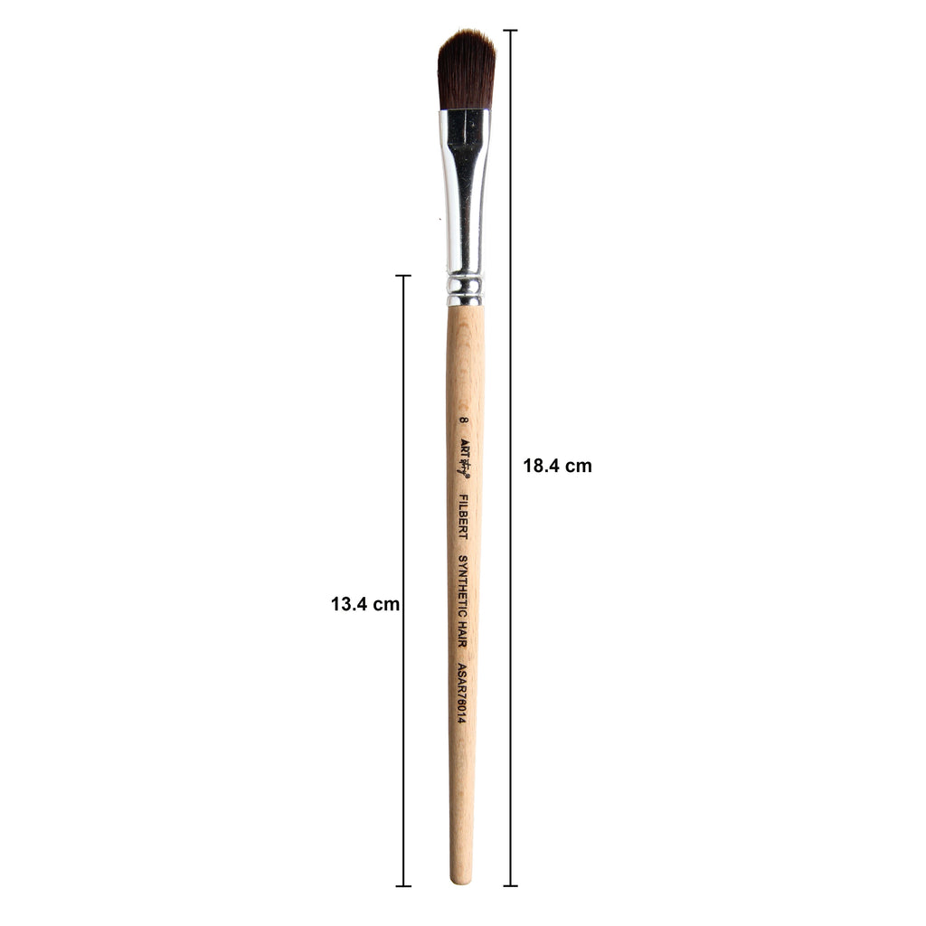 Watercolour Filbert Brush (8) 165mm
