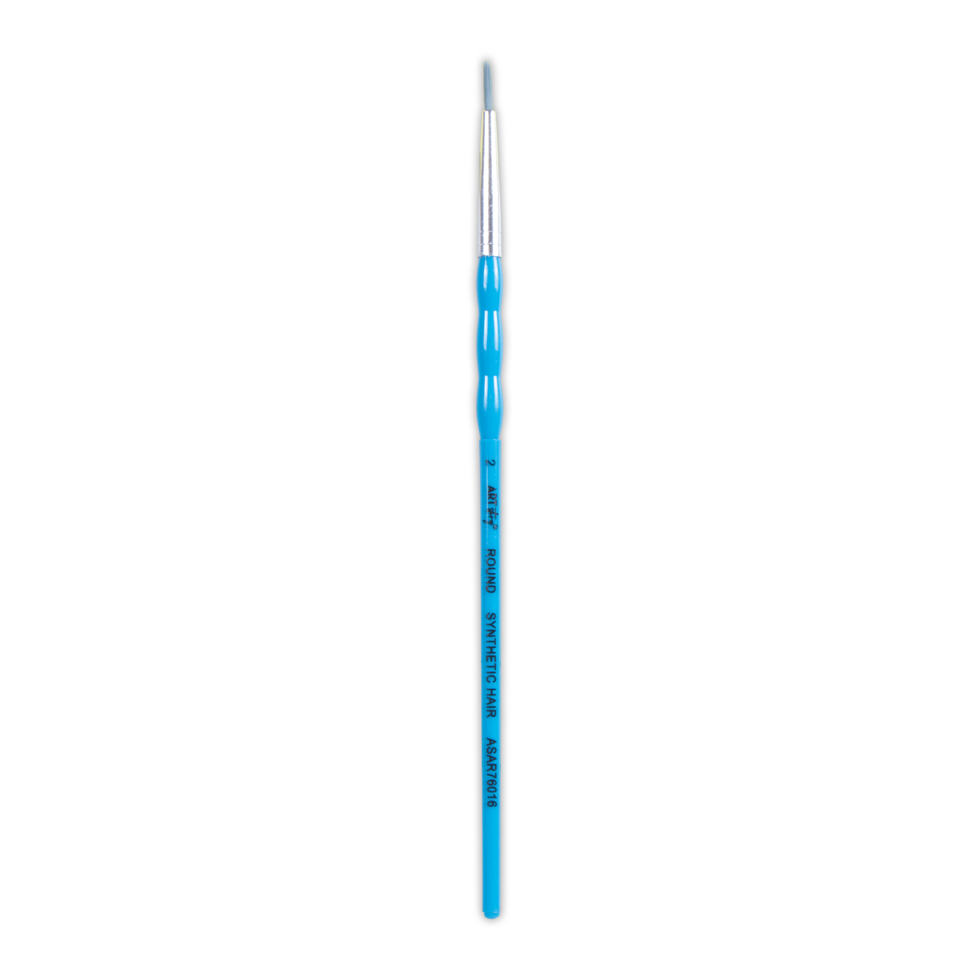 Kids Brush Round Synthetic Hair Size 2 Handle Length 150mm 1pc
