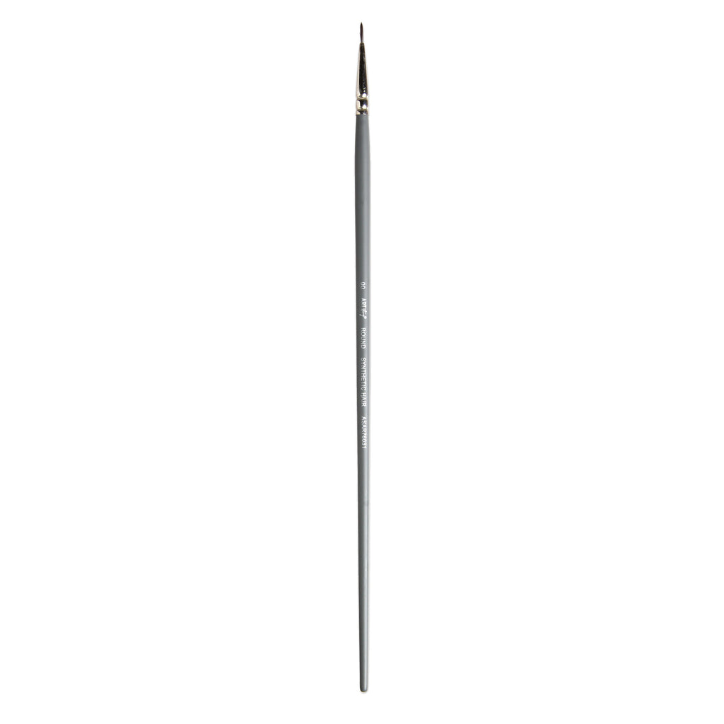 Long Handle Brush Round Synthetic Hair Size 2 Handle Length 250mm