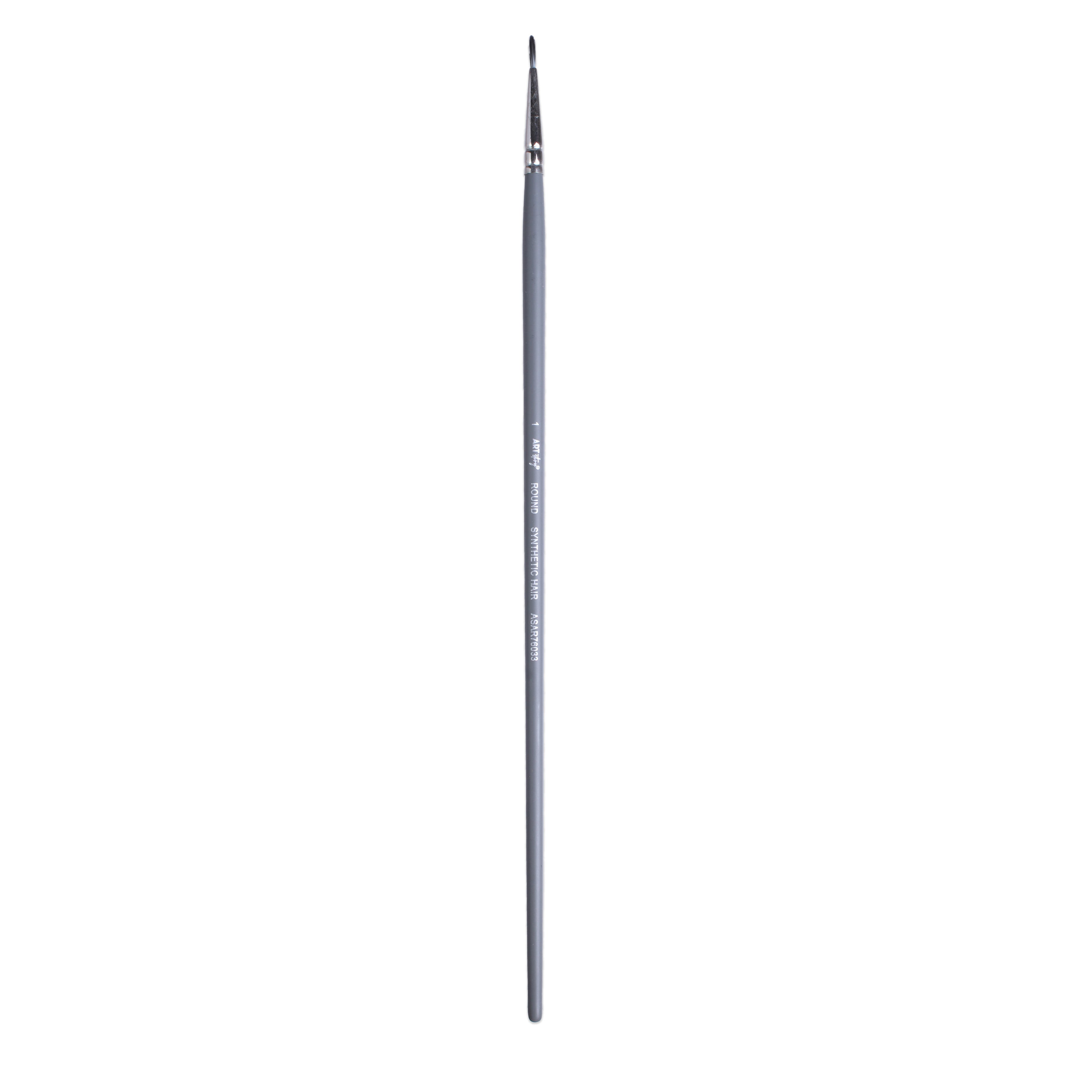 Long Handle Brush Round Synthetic Hair Size 1 Handle Length 250mm