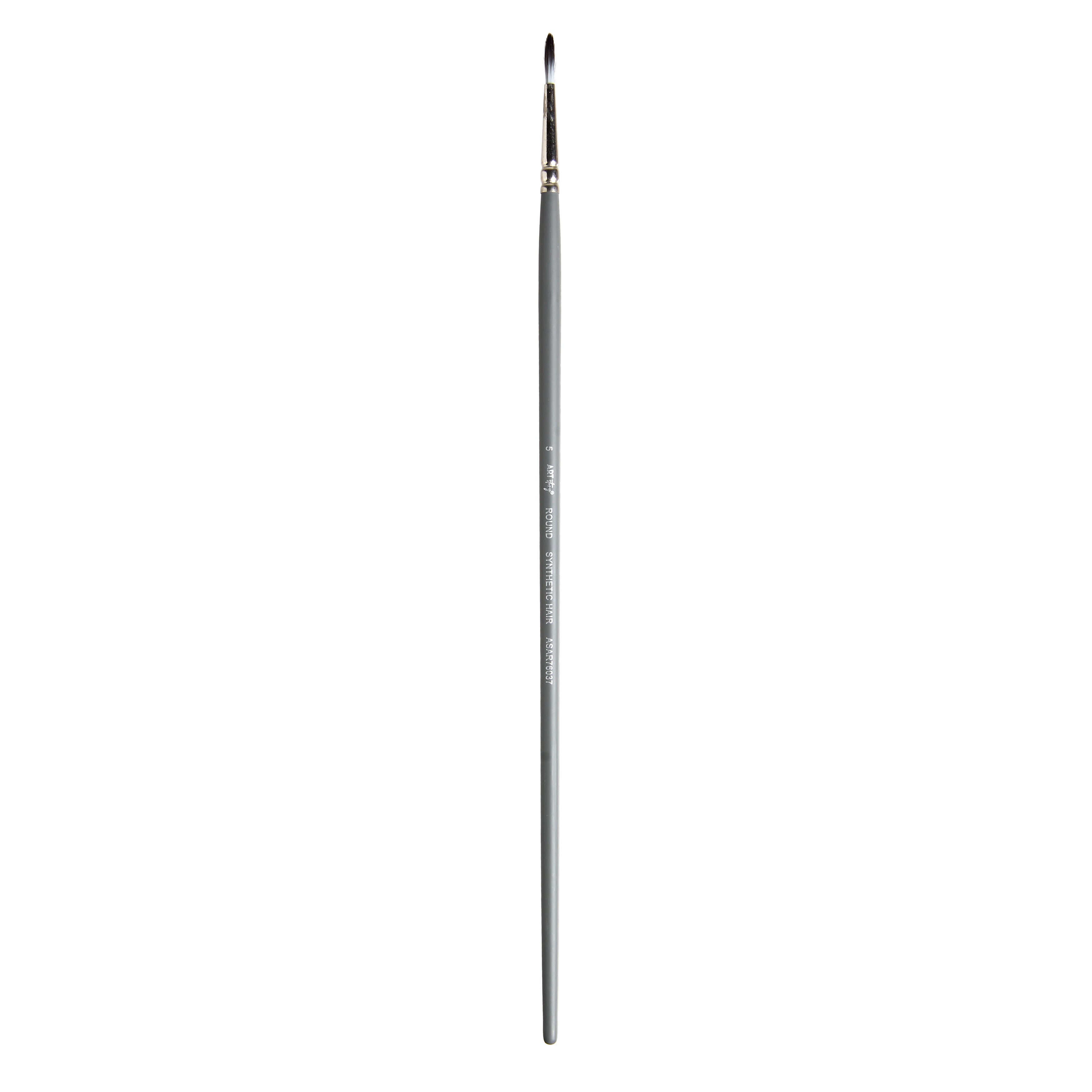 Long Handle Brush Round Synthetic Hair Size 5 Handle Length 250mm