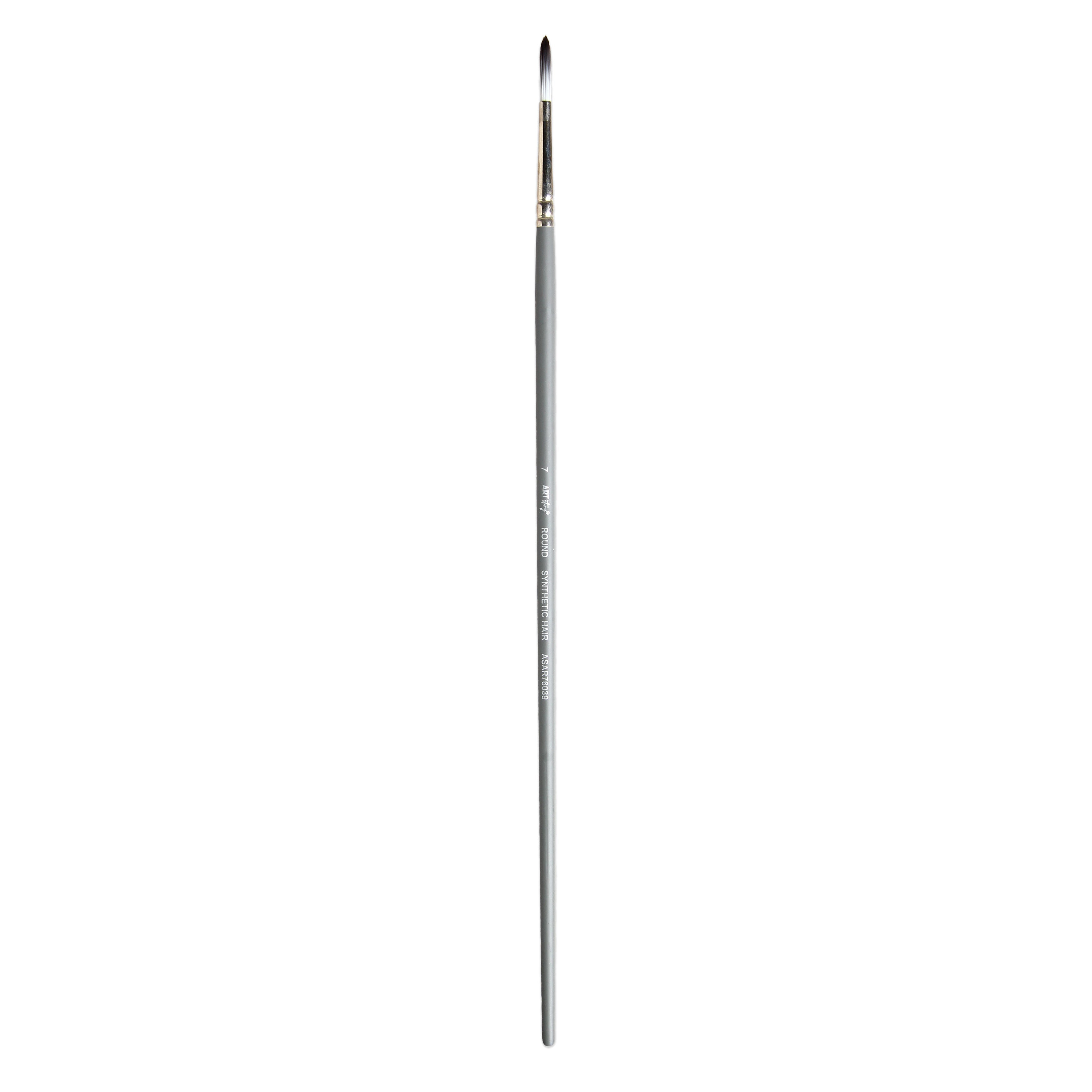 Long Handle Brush Round Synthetic Hair Size 7 Handle Length 250mm