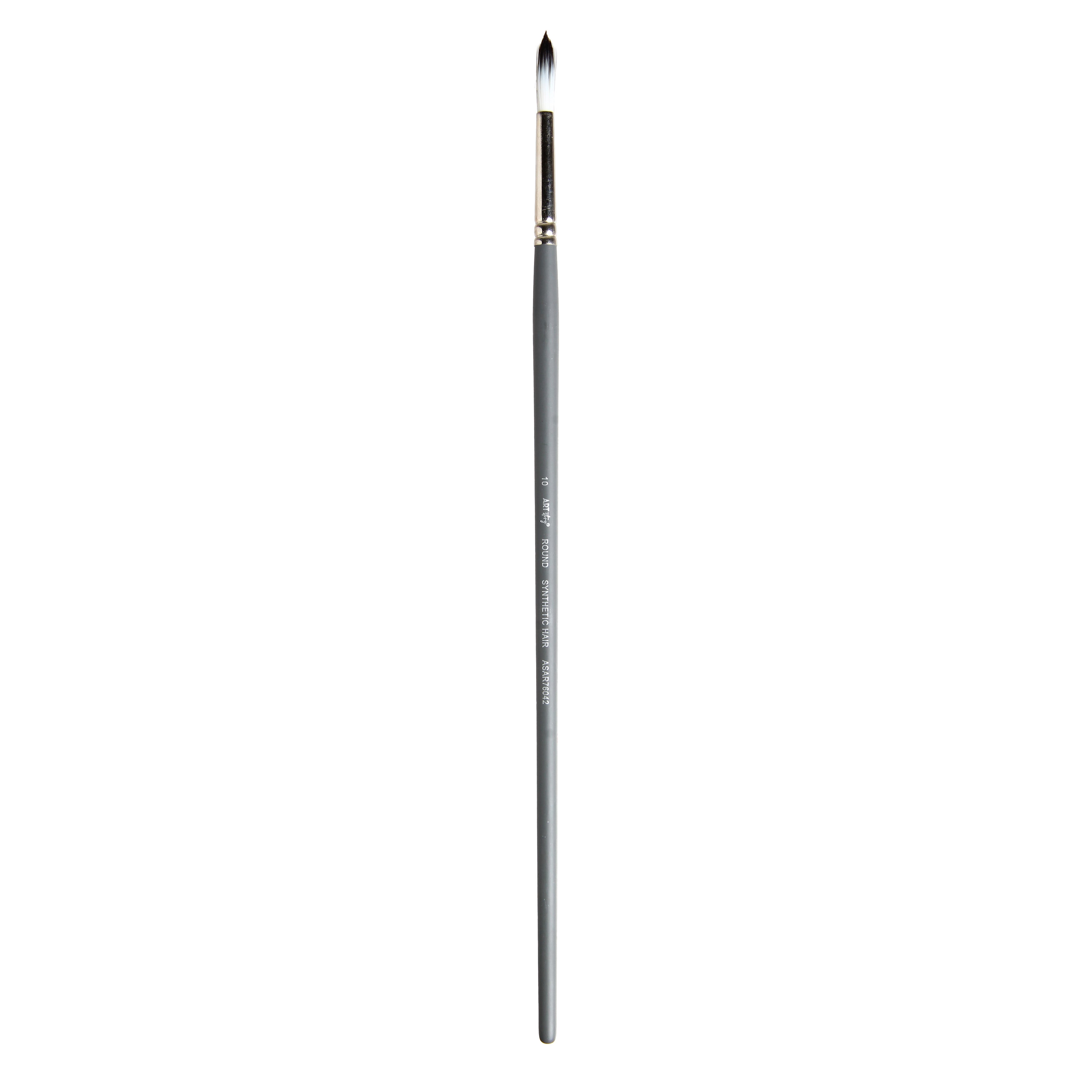 Long Handle Brush Round Synthetic Hair Size 10 Handle Length 250mm