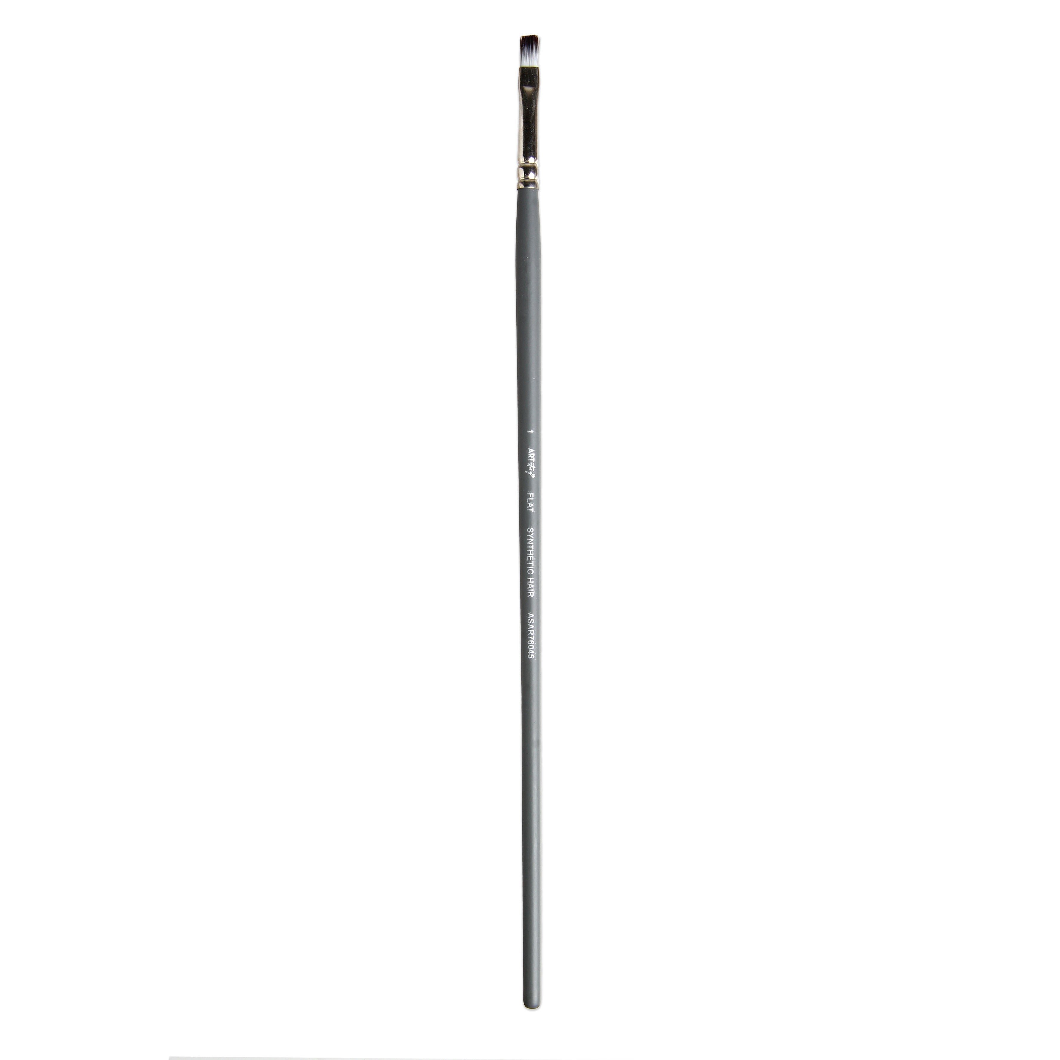 Long Handle Brush Flat Synthetic Hair Size 1 Handle Length 250mm