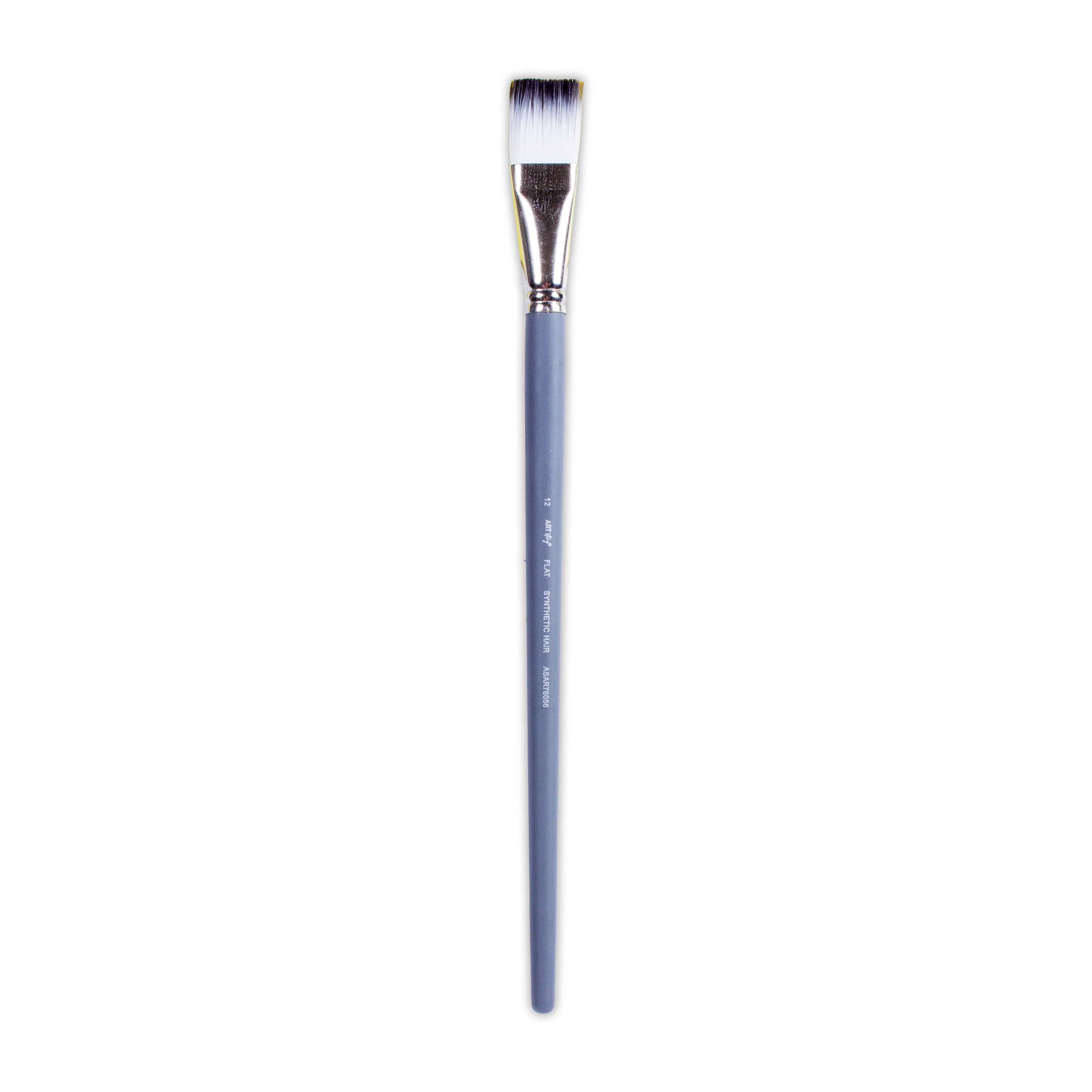 Long Handle Brush Flat Synthetic Hair Size 12 Handle Length 250mm 1pc