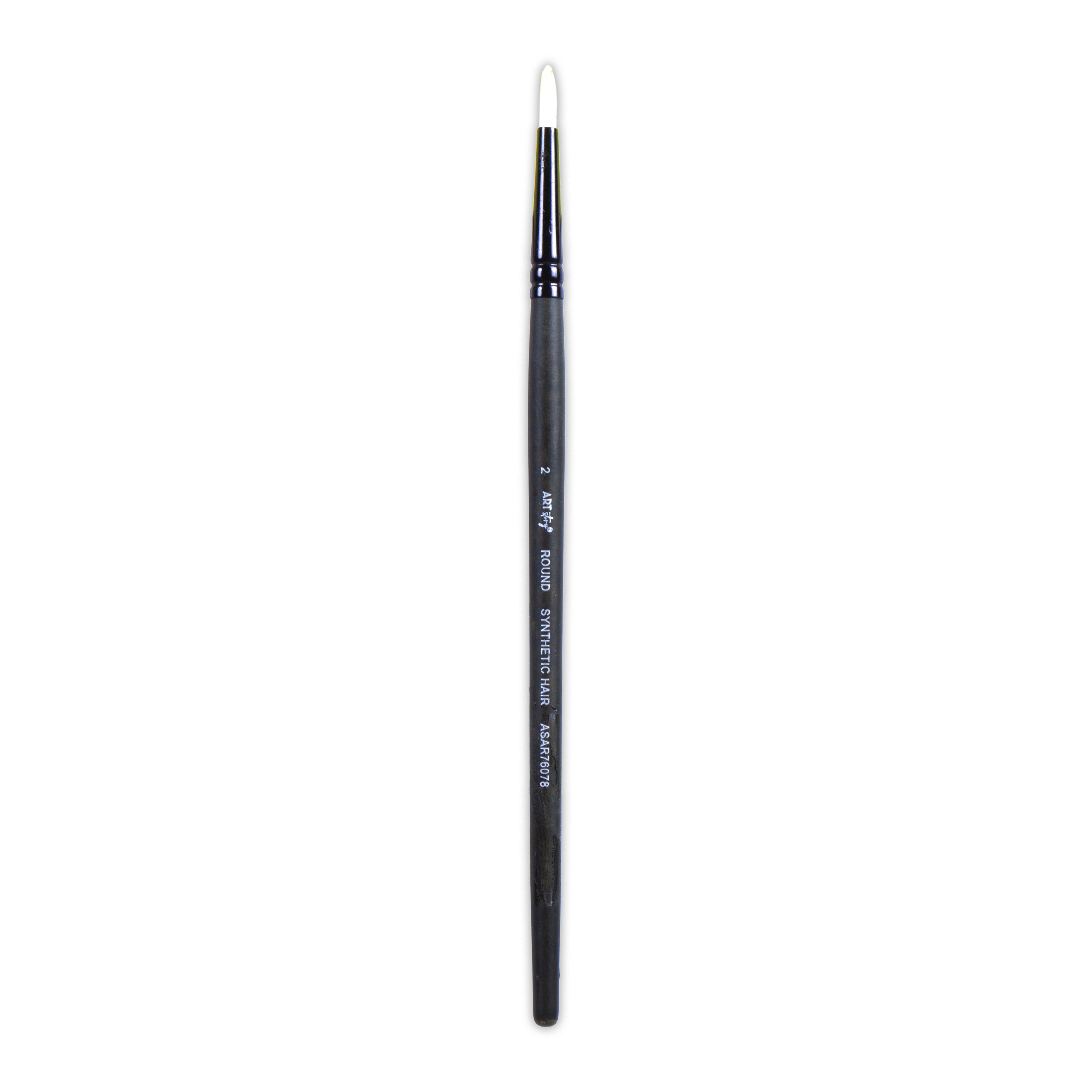 Pro Oil Brush Round Synthetic Hair Size 2 Handle Length 165mm 1pc