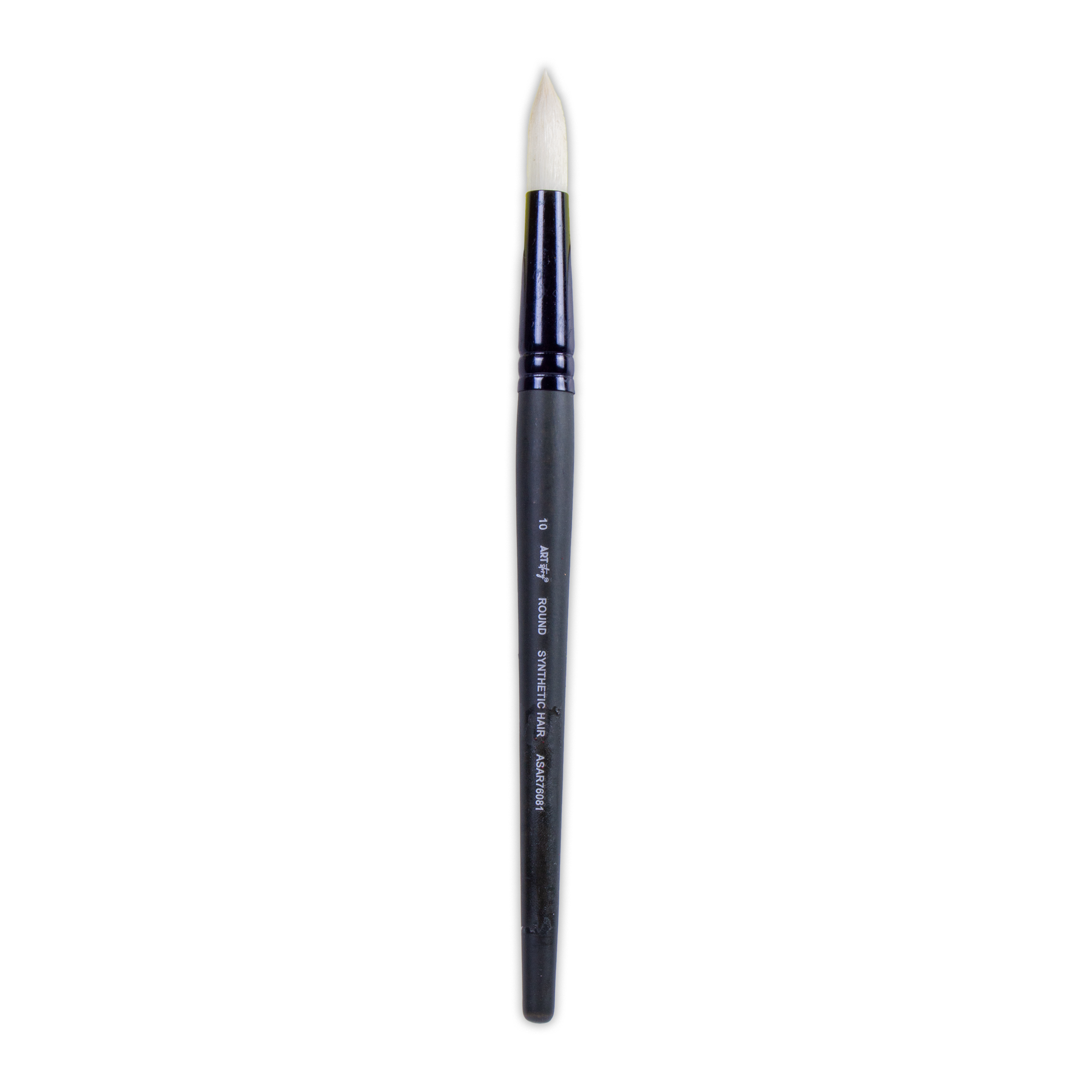 Pro Oil Brush Round Synthetic Hair Size 10 Handle Length 165mm 1pc