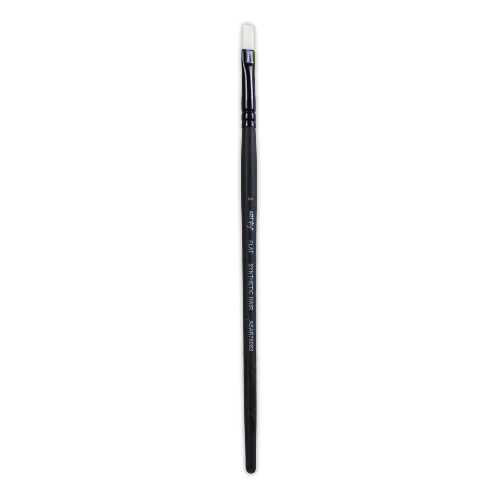 Pro Oil Brush Round Synthetic Hair Size 4 Handle Length 165mm 1pc