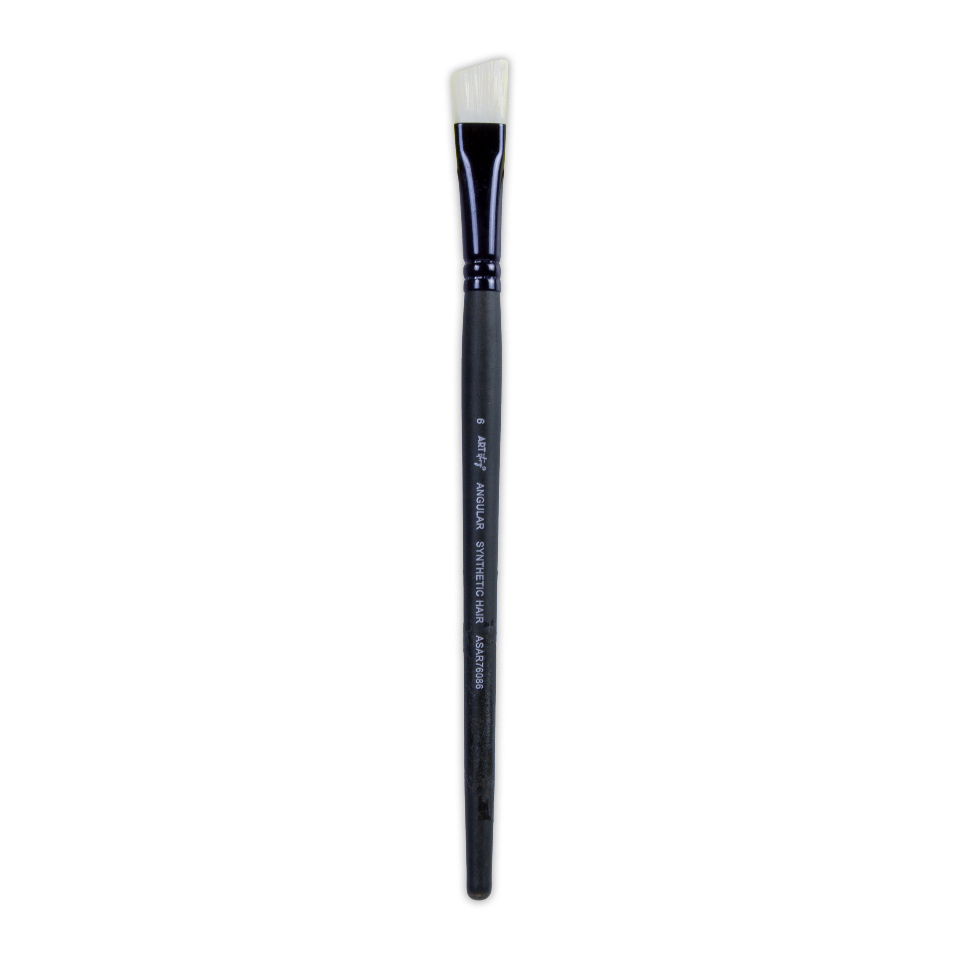 Pro Oil Brush Angular Synthetic Hair Size 6 Handle Length 165mm 1pc