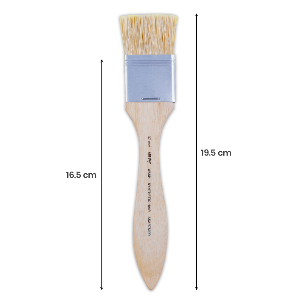 Wash Brush White Bristle Size 38mm 1pc
