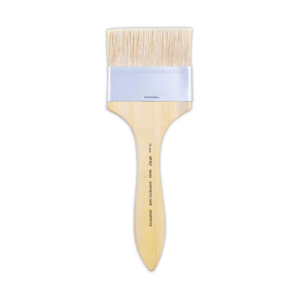 Wash Brush White Bristle Size 75mm 1pc