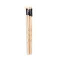 Synthetic Hog Hair Oil Brush Round(Size.1) Flat(Size.2) Fan(Size.2) Filbert(Size.4) Set of 4pc