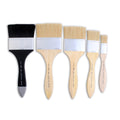 Wash Brush Soft And White Bristle Size 75mm 18mm 38mm 62mm 75mm Set Of 5pc