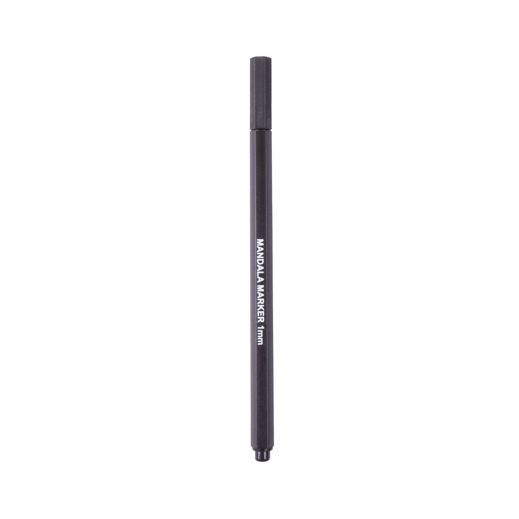 Pigment Fineliner Water Based Black 1mm  Tip 1pc