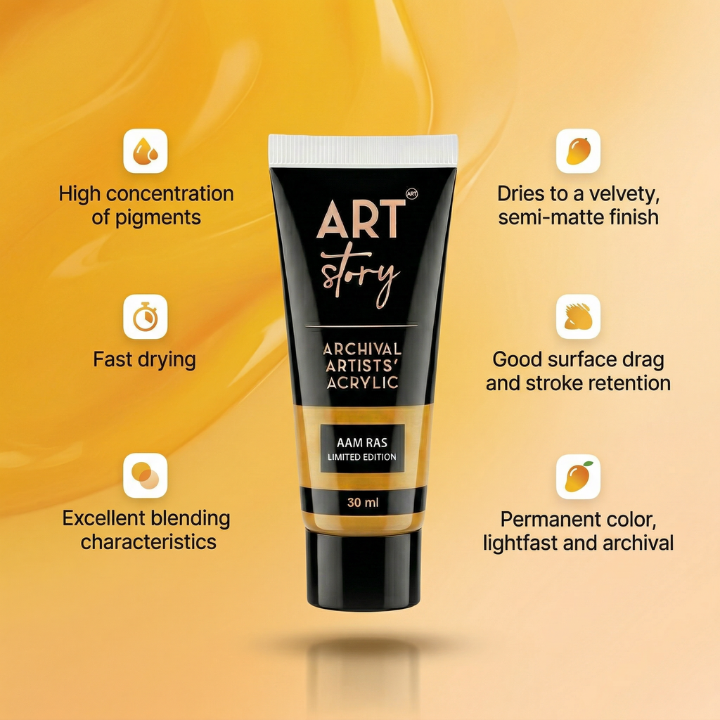 Artists Acrylic Colour Aamras 30ml Tube
