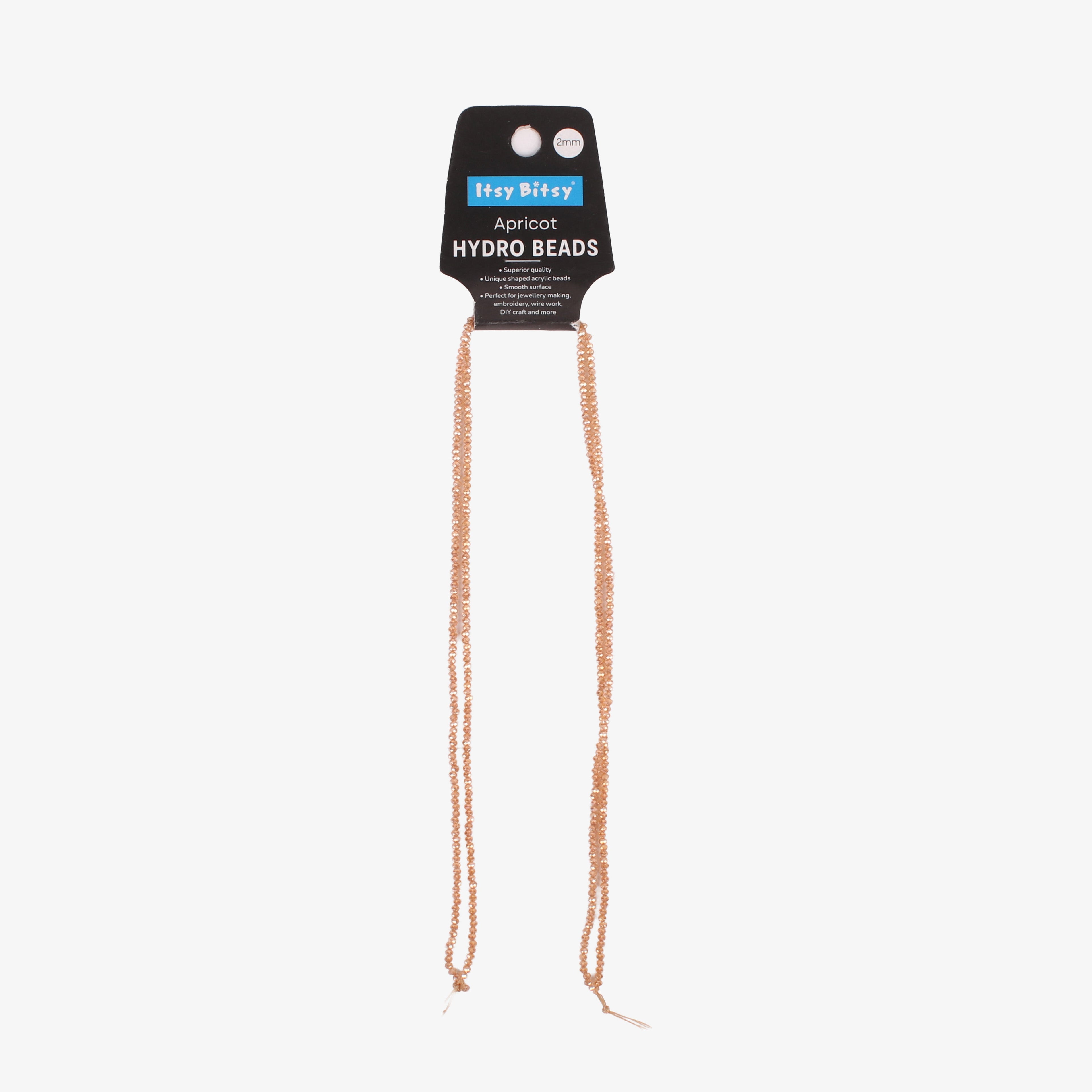 Designer Hydro Beads Apricot 2mm 1String