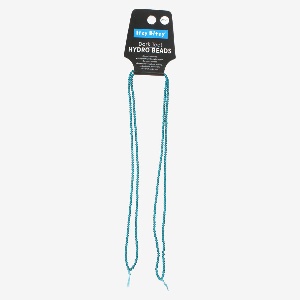 Designer Hydro Beads Dark Teal 2mm 1String