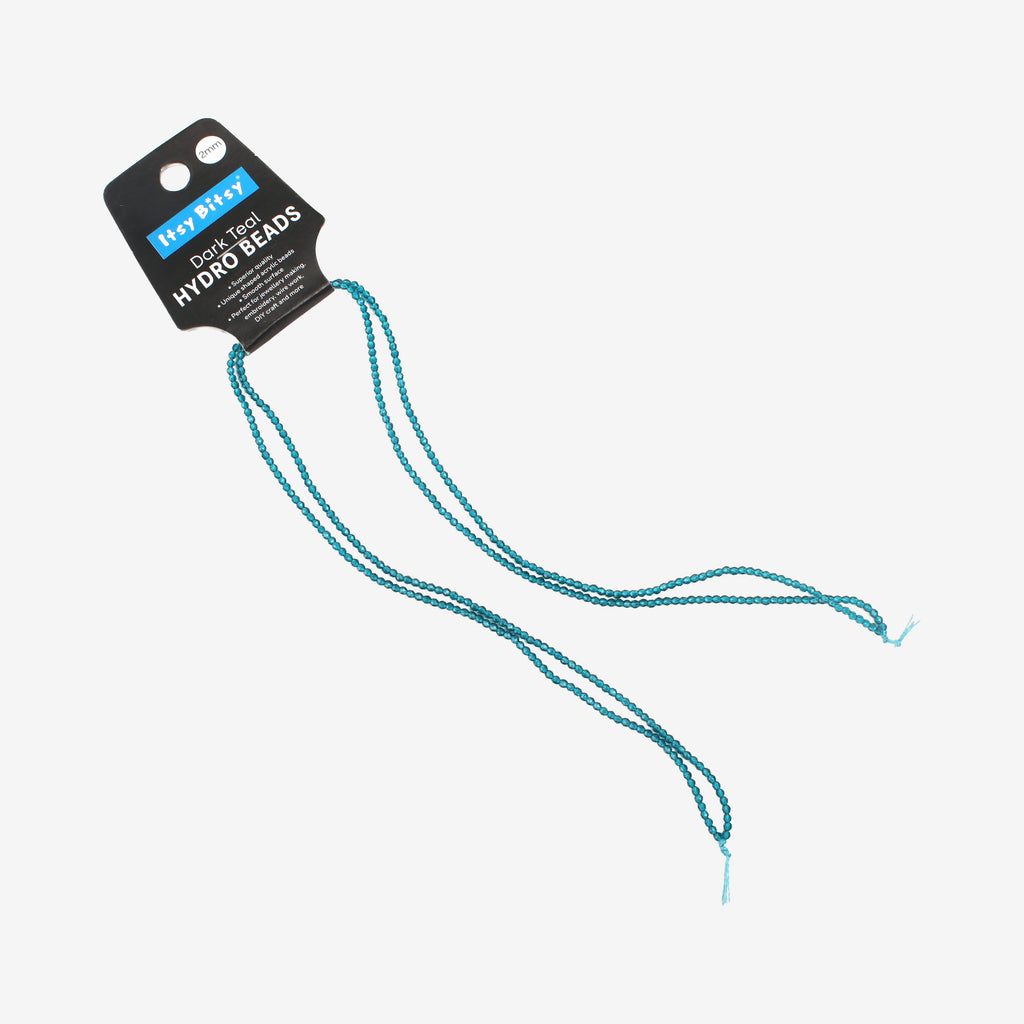 Designer Hydro Beads Dark Teal 2mm 1String