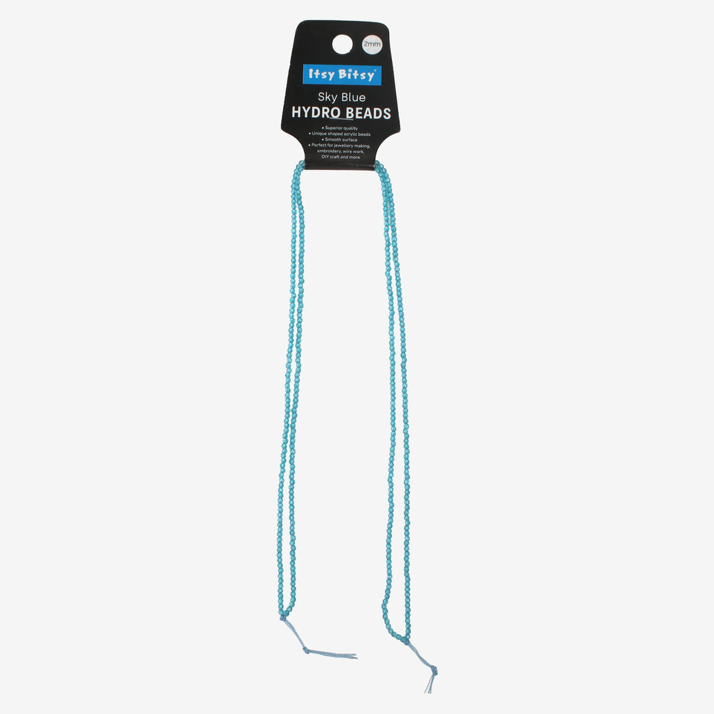 Designer Hydro Beads Sky Blue 2mm 1String