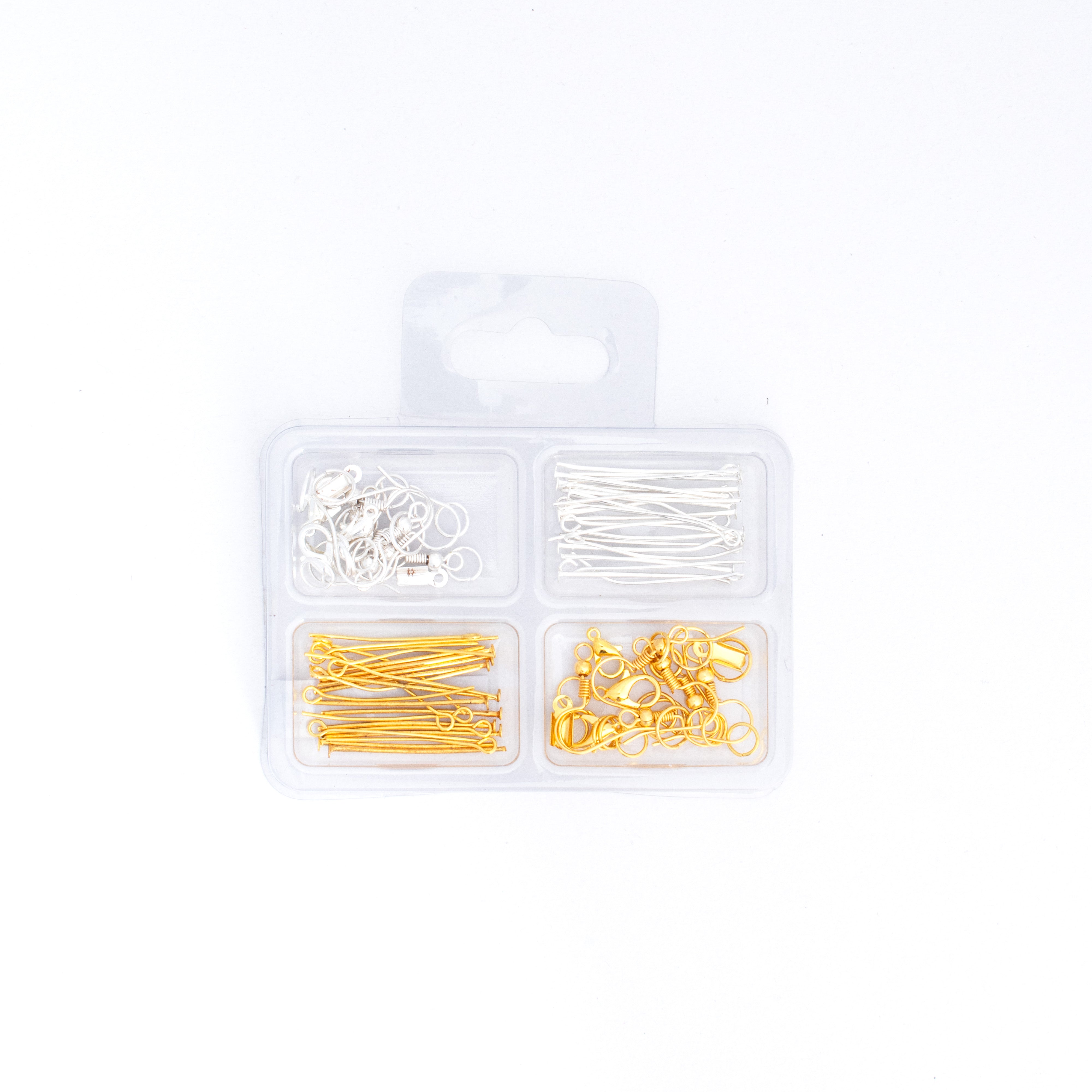 Jewellery Findings Gold and Silver 12gm 4 Comp Blister
