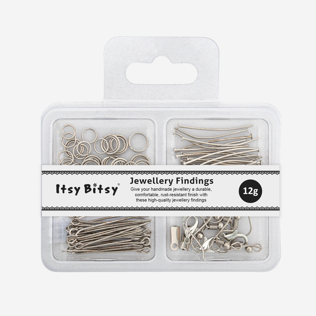 Jewellery Findings Nickel 12gm 4 Comp Blister