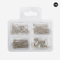 Jewellery Findings Nickel 12gm 4 Comp Blister