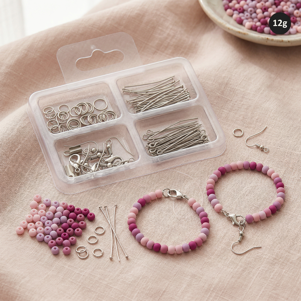 Jewellery Findings Nickel 12gm 4 Comp Blister