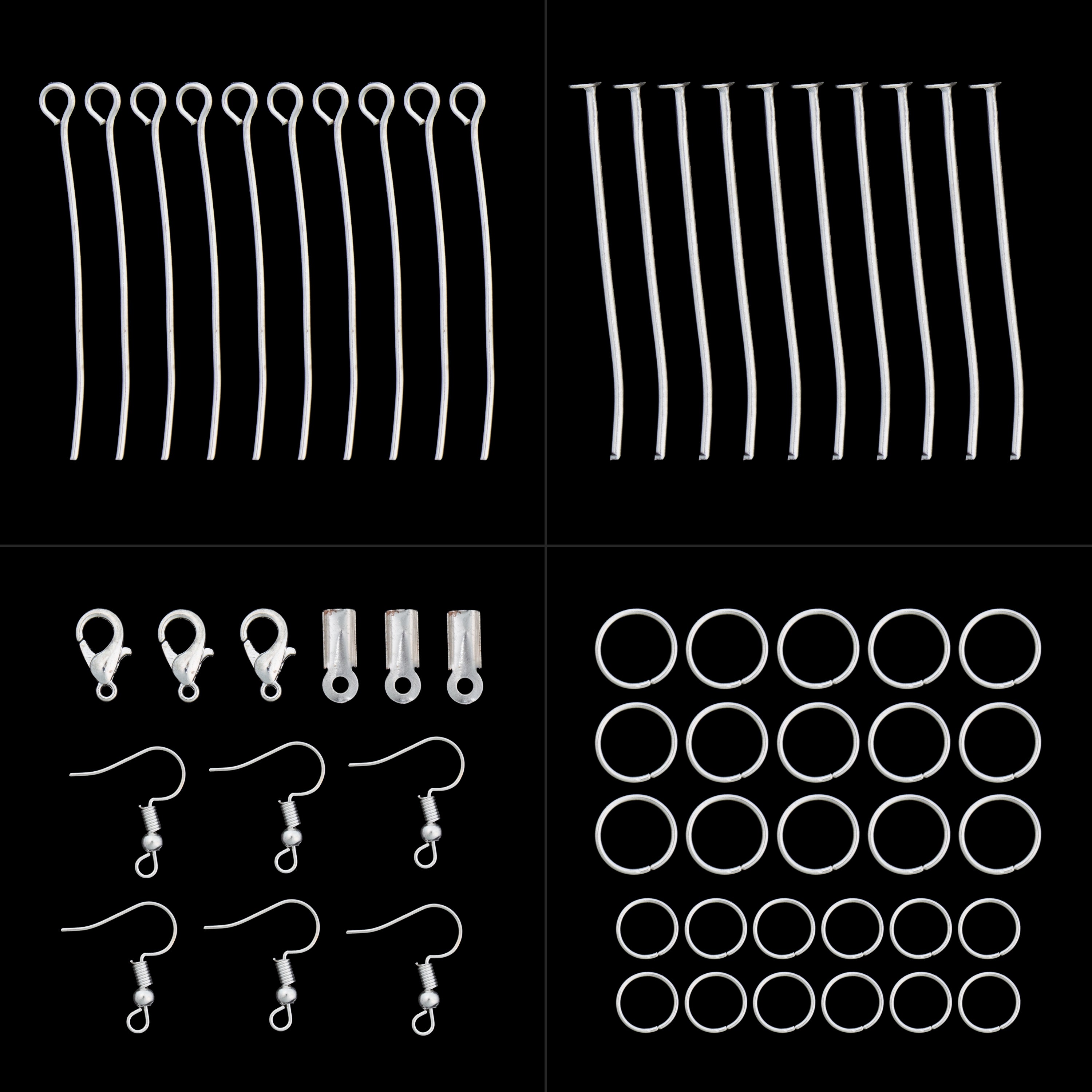Jewellery Findings Silver 12gm 4 Comp Blister