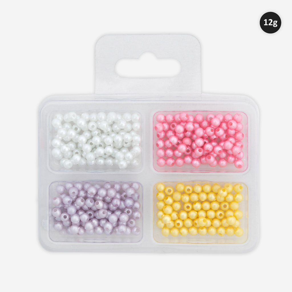 Pearl Beads Rosy Sky 12gm 4 Comp Blister