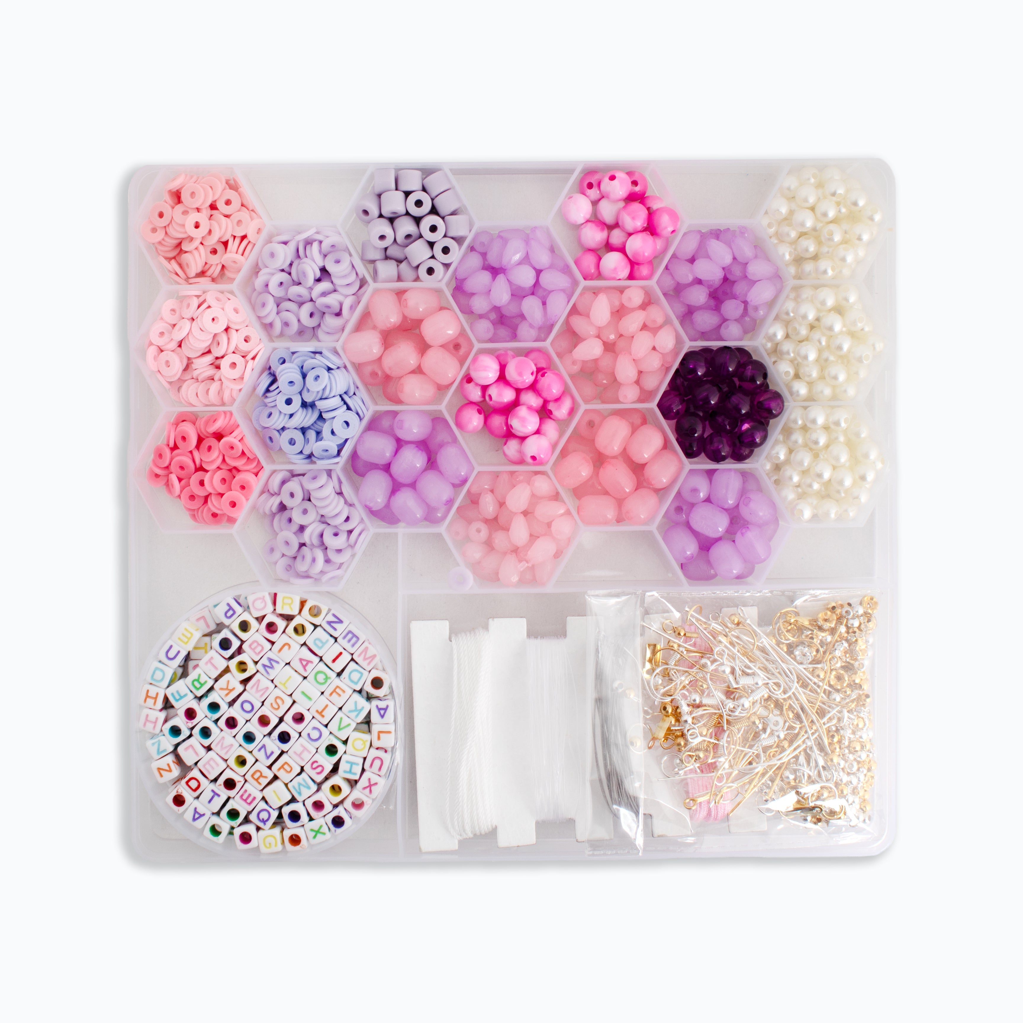 My Beads Studio Jewellery Making Kit Coral Orchid Box