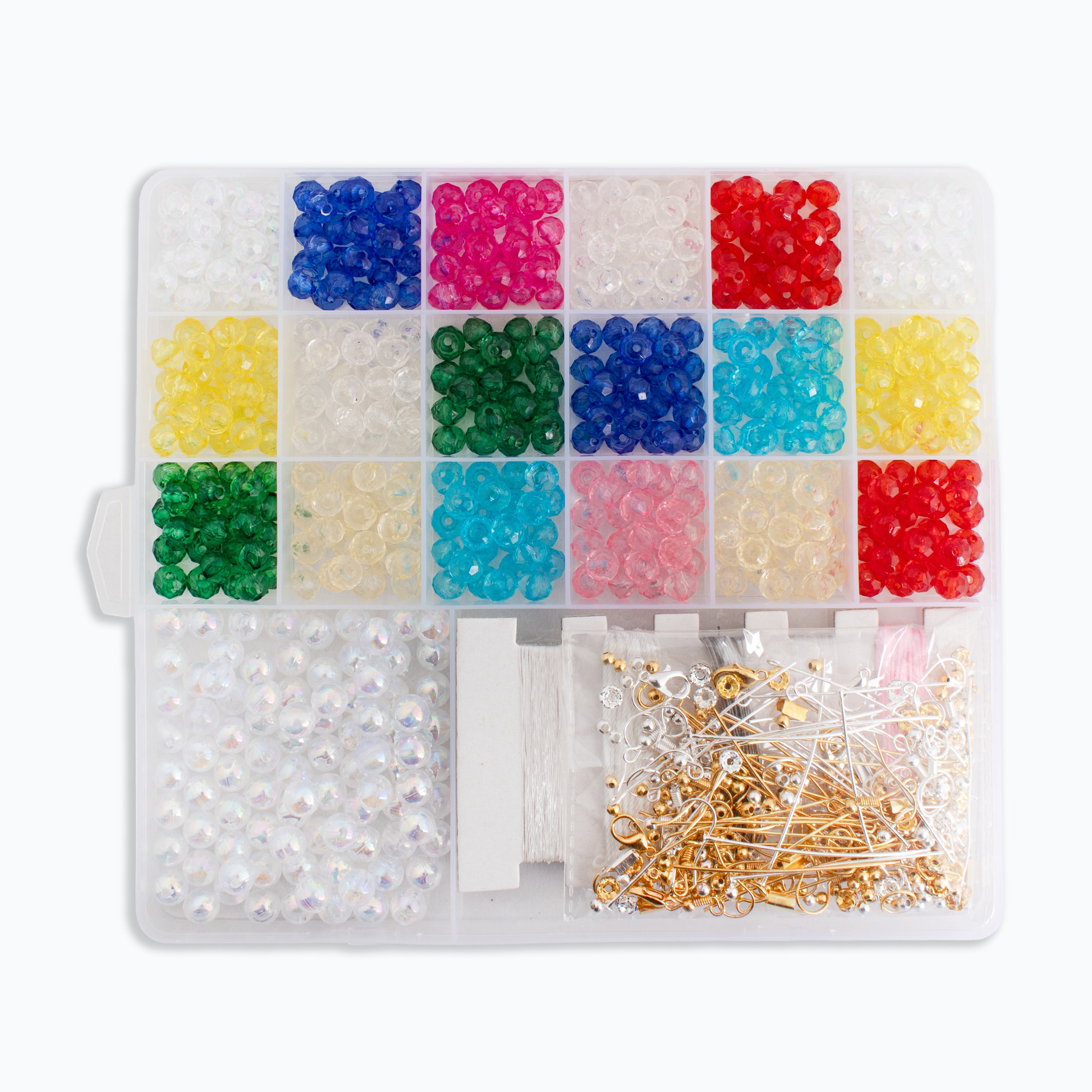 My Beads Studio Jewellery Making Kit Crystal Rose Box