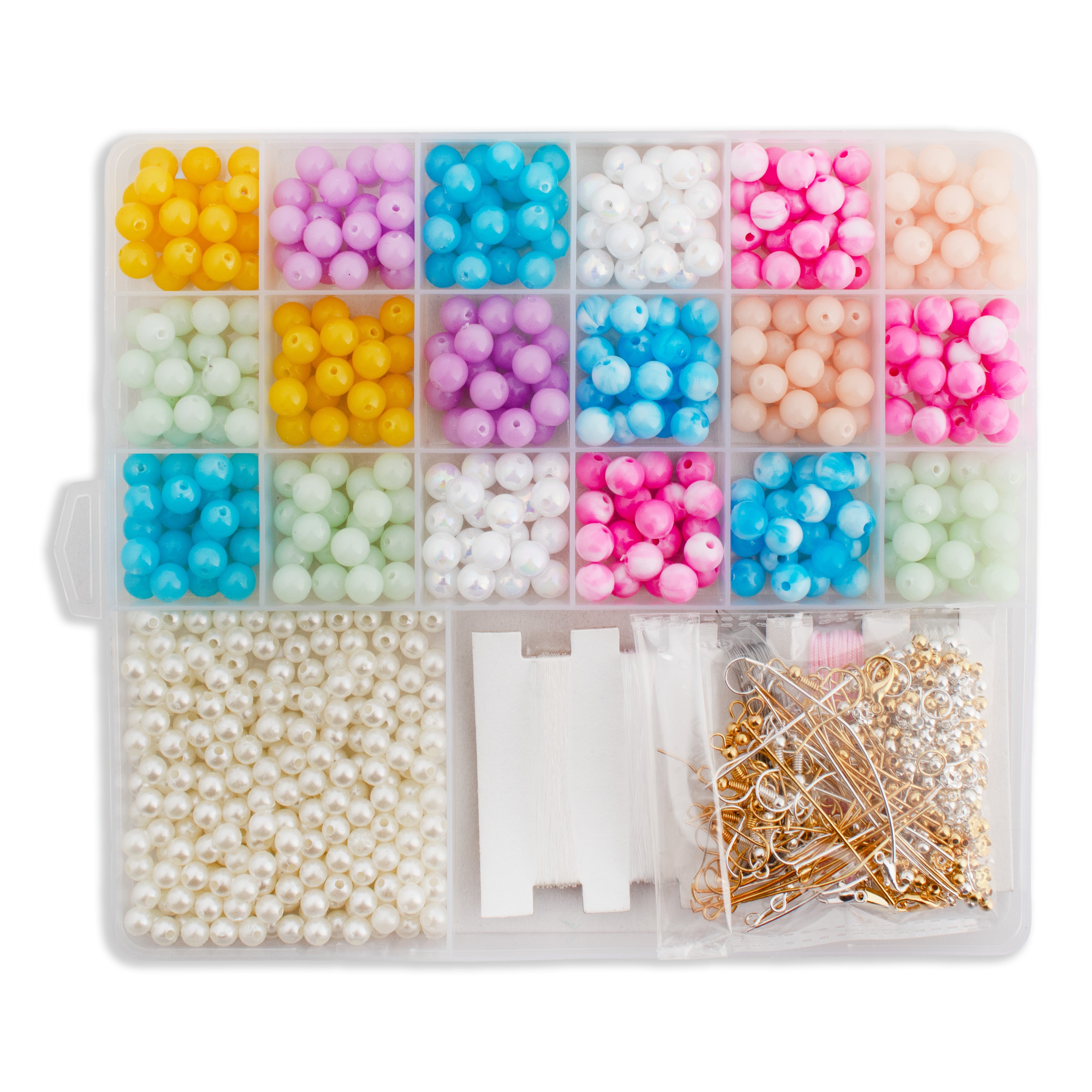 My Beads Studio Jewellery Making Kit Pastel Orchid in Square Box
