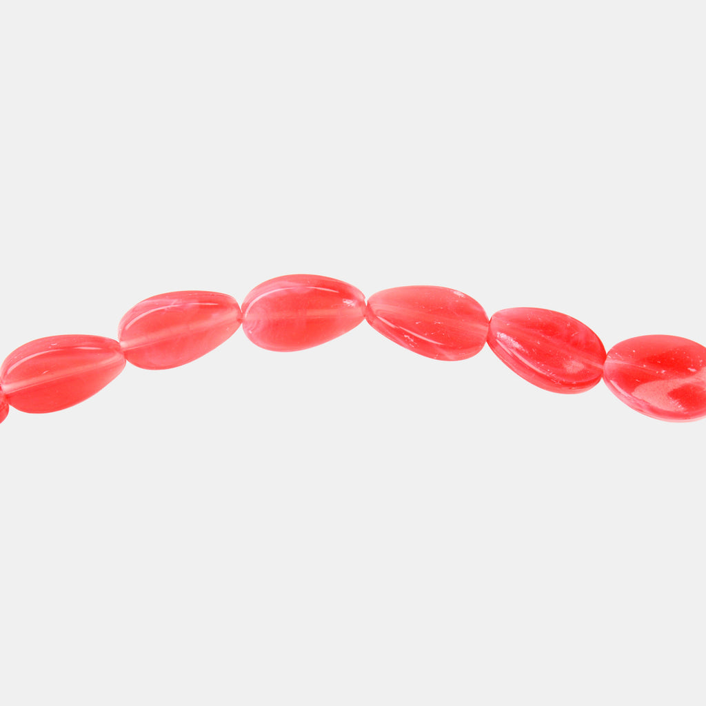 Designer Acrylic Art Beads Flamingo Pink 13 Beads 1 String