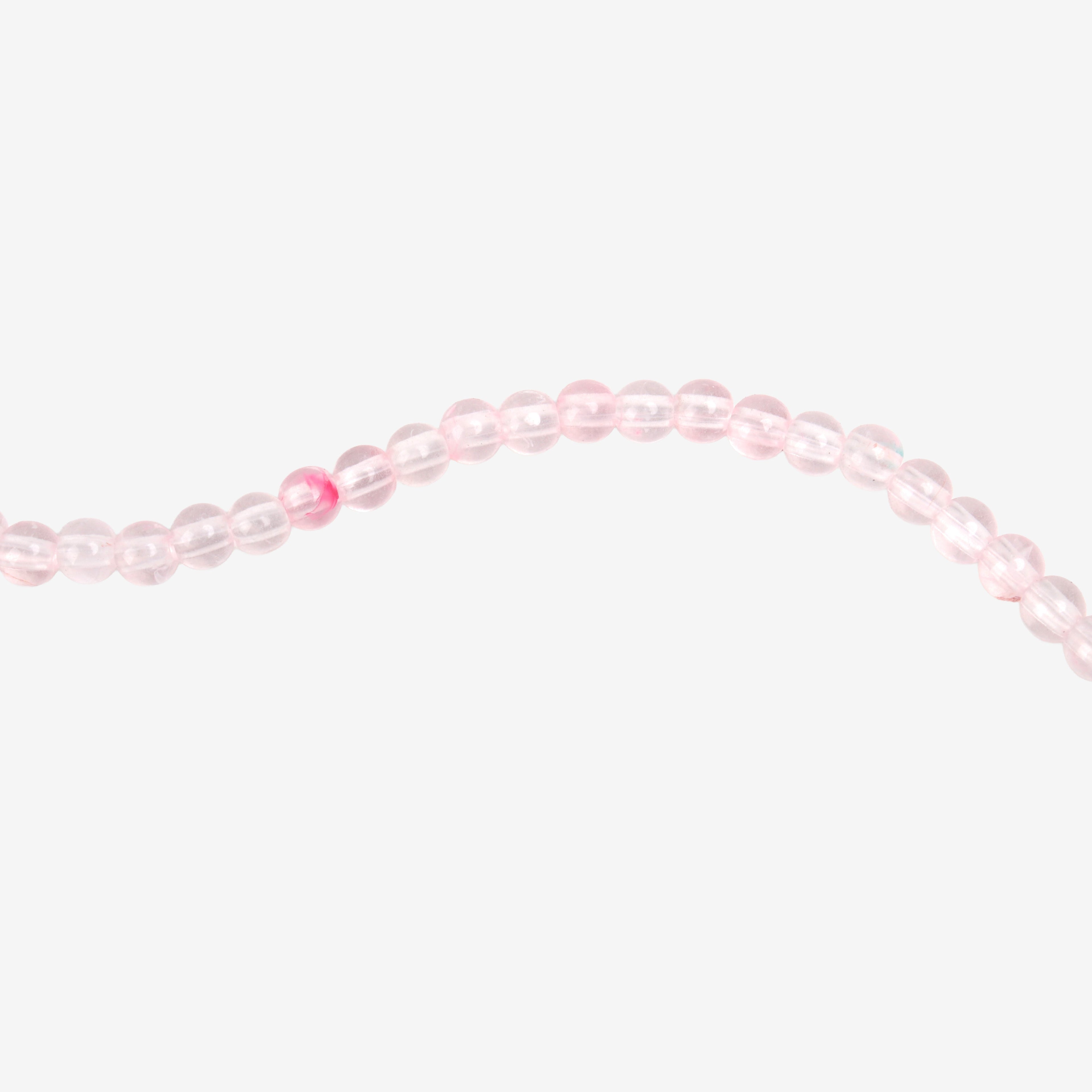 Rose Quartz Art Beads Round 6mm 45 Breads 1 String