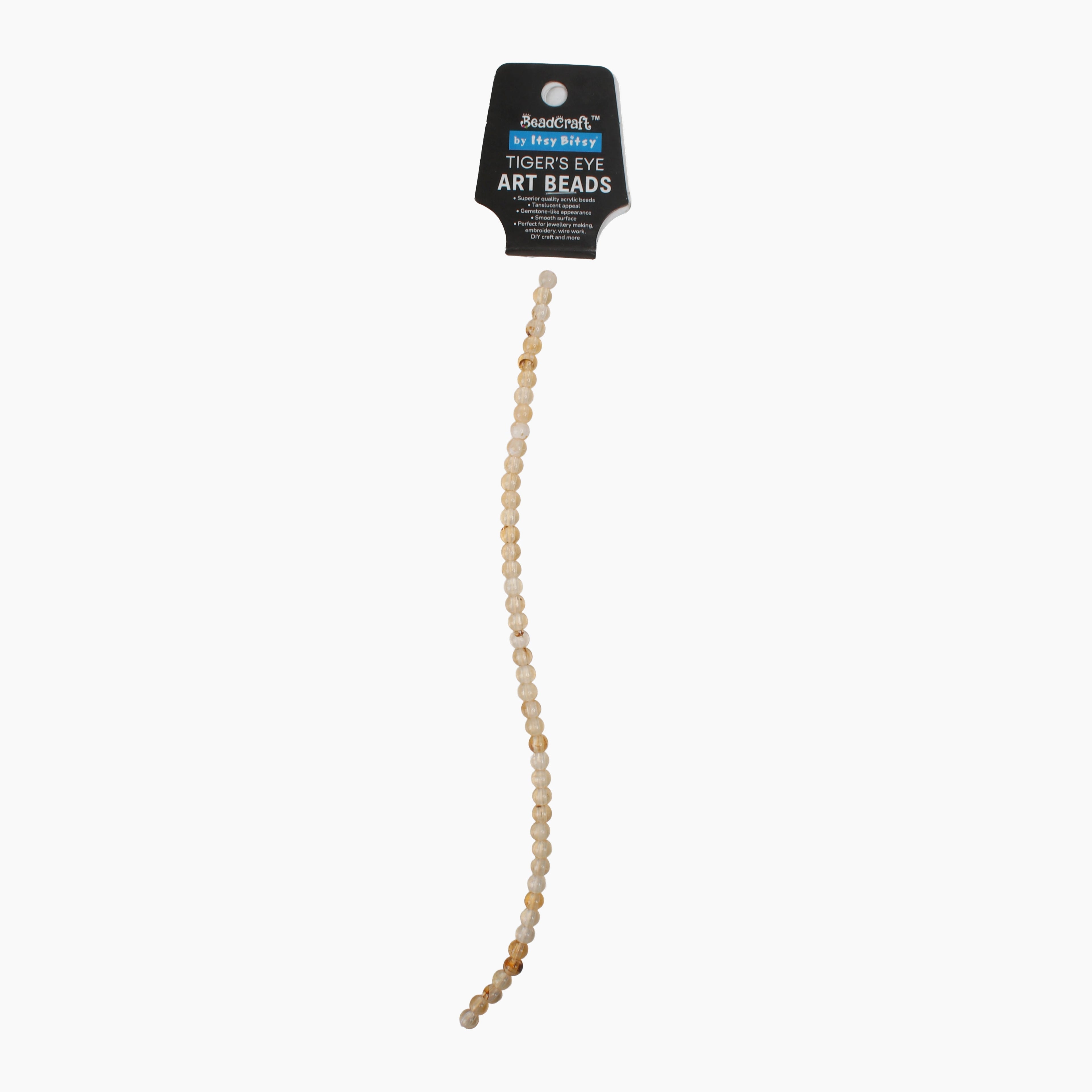 Tiger's Eye Art Beads Round 6mm 45 Beads 1 String